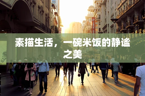 素描生活，一碗米饭的静谧之美