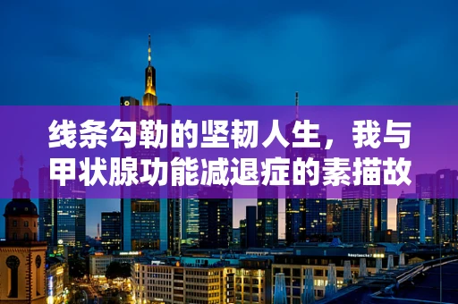 线条勾勒的坚韧人生，我与甲状腺功能减退症的素描故事