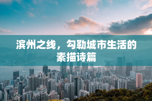 滨州之线，勾勒城市生活的素描诗篇
