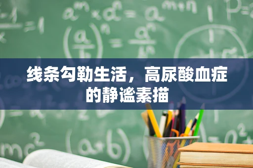 线条勾勒生活，高尿酸血症的静谧素描