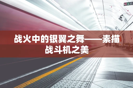 战火中的银翼之舞——素描战斗机之美