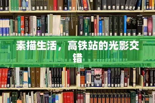 素描生活，高铁站的光影交错