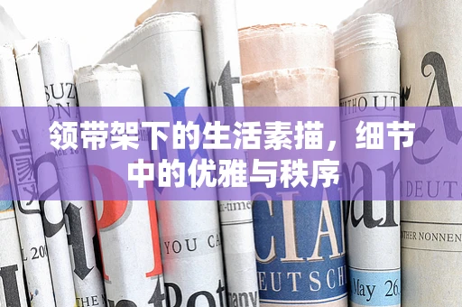 领带架下的生活素描，细节中的优雅与秩序