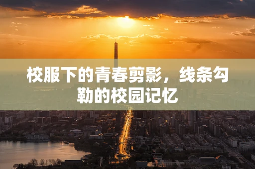 校服下的青春剪影，线条勾勒的校园记忆