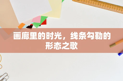 画廊里的时光，线条勾勒的形态之歌
