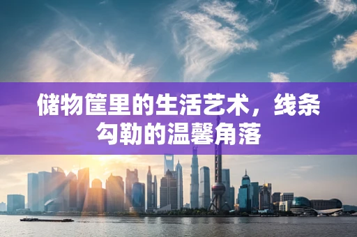 储物筐里的生活艺术，线条勾勒的温馨角落