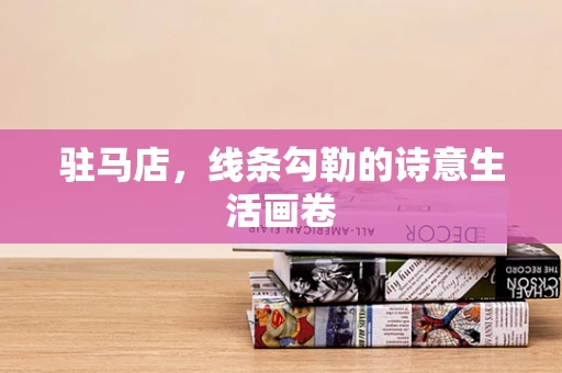 驻马店，线条勾勒的诗意生活画卷