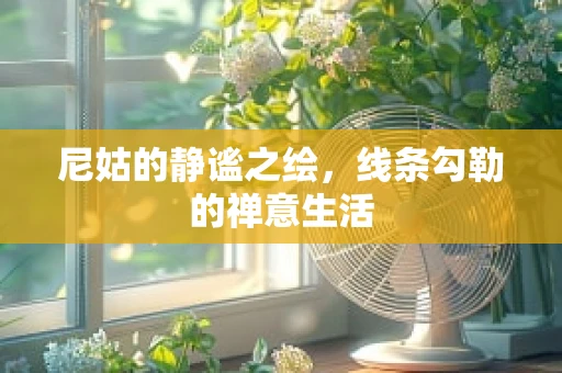 尼姑的静谧之绘，线条勾勒的禅意生活