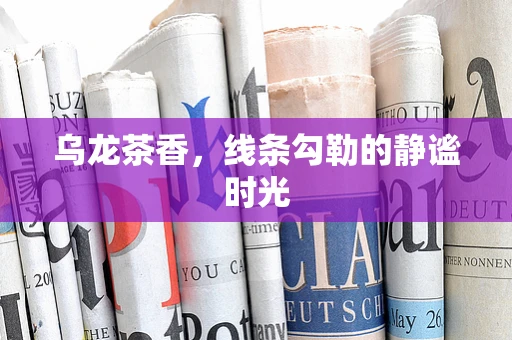 乌龙茶香，线条勾勒的静谧时光