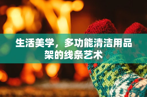 生活美学，多功能清洁用品架的线条艺术
