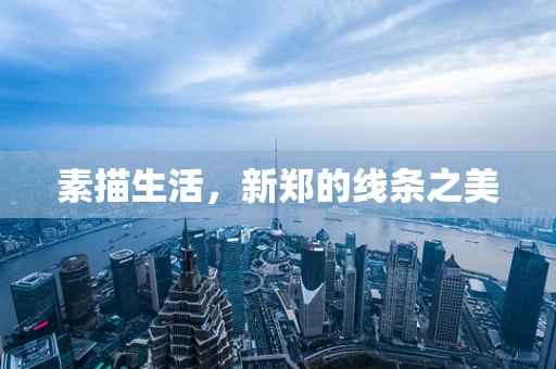 素描生活，新郑的线条之美