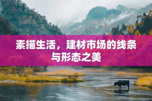 素描生活，建材市场的线条与形态之美