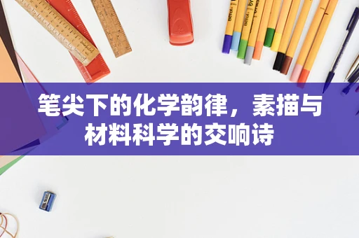 笔尖下的化学韵律，素描与材料科学的交响诗