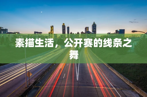 素描生活，公开赛的线条之舞