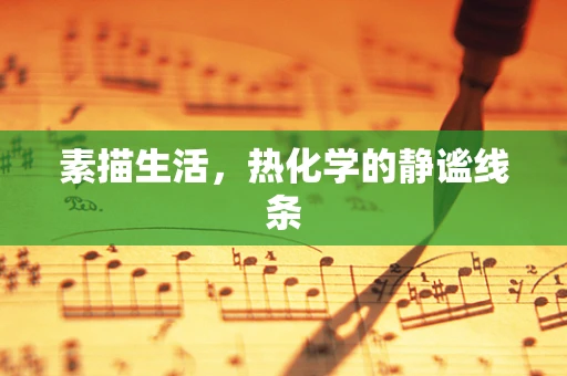 素描生活，热化学的静谧线条