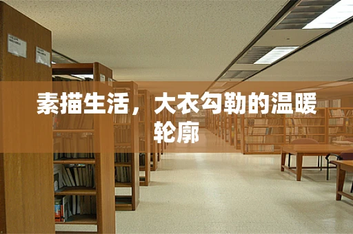 素描生活，大衣勾勒的温暖轮廓