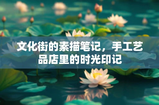 文化街的素描笔记，手工艺品店里的时光印记