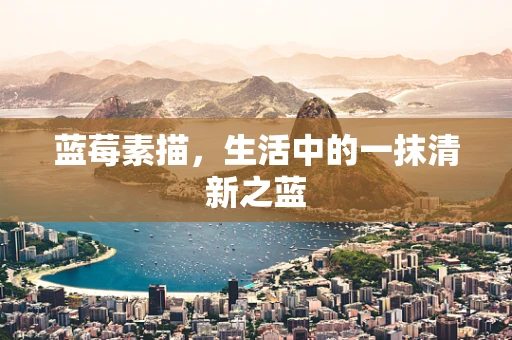 蓝莓素描，生活中的一抹清新之蓝