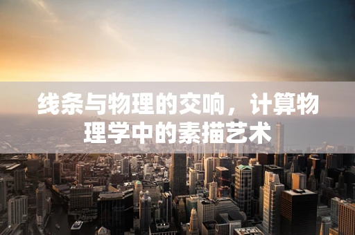 线条与物理的交响，计算物理学中的素描艺术