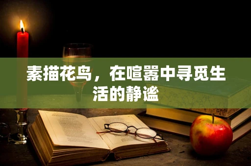 素描花鸟，在喧嚣中寻觅生活的静谧