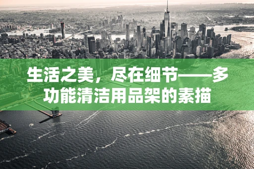 生活之美，尽在细节——多功能清洁用品架的素描