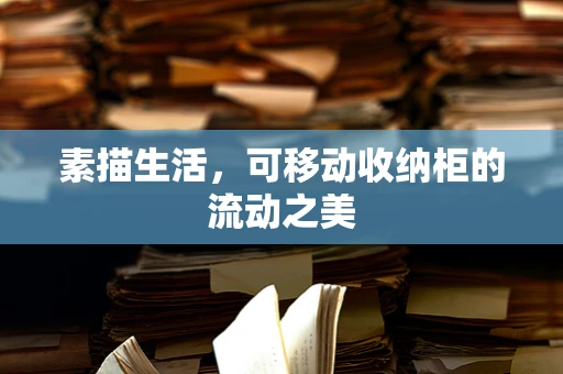 素描生活，可移动收纳柜的流动之美