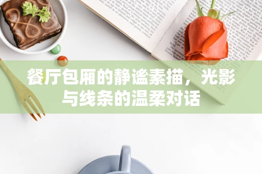 餐厅包厢的静谧素描，光影与线条的温柔对话