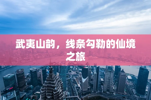 武夷山韵，线条勾勒的仙境之旅