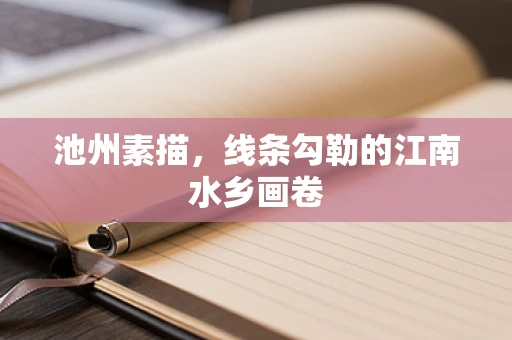 池州素描，线条勾勒的江南水乡画卷