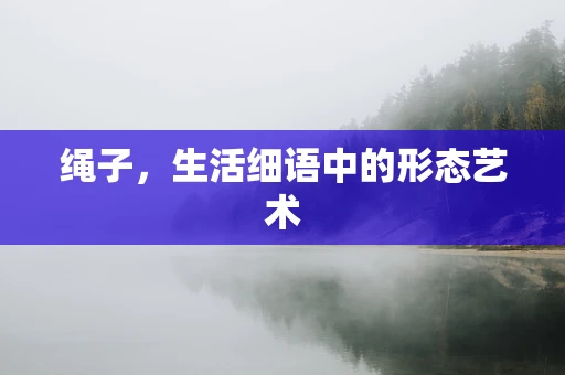 绳子，生活细语中的形态艺术