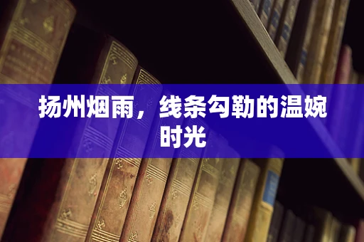 扬州烟雨，线条勾勒的温婉时光