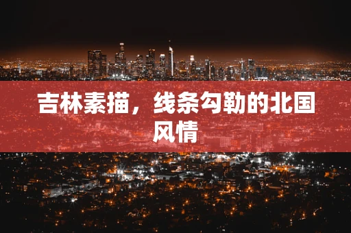 吉林素描，线条勾勒的北国风情