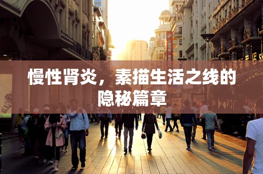 慢性肾炎，素描生活之线的隐秘篇章