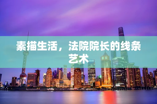 素描生活，法院院长的线条艺术