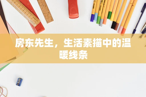 房东先生，生活素描中的温暖线条