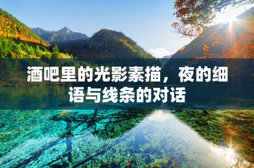 酒吧里的光影素描，夜的细语与线条的对话