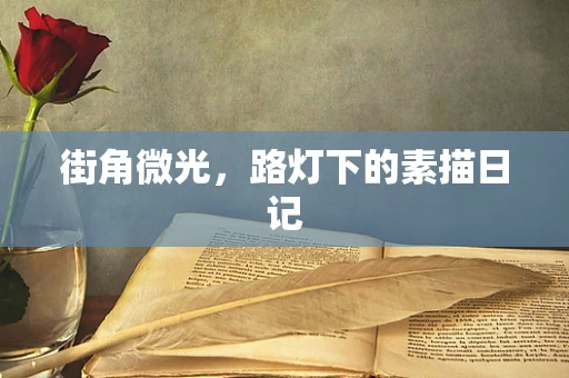 街角微光，路灯下的素描日记