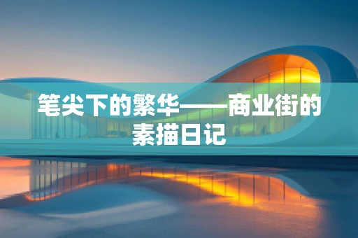 笔尖下的繁华——商业街的素描日记
