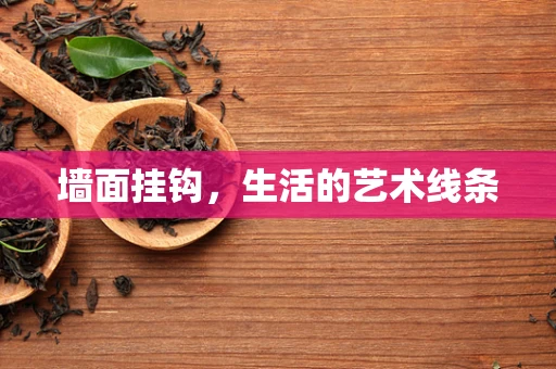 墙面挂钩，生活的艺术线条