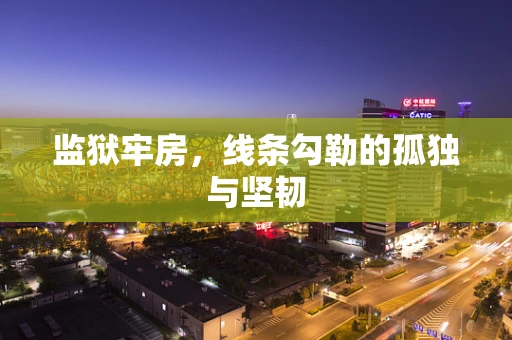 监狱牢房，线条勾勒的孤独与坚韧
