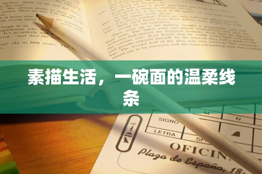 素描生活，一碗面的温柔线条