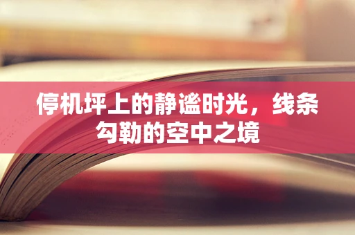 停机坪上的静谧时光，线条勾勒的空中之境
