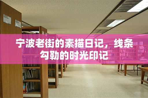 宁波老街的素描日记，线条勾勒的时光印记