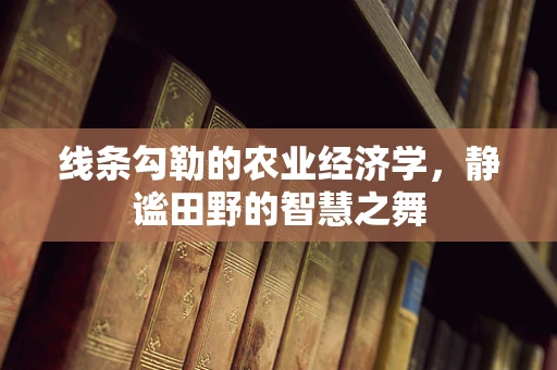 线条勾勒的农业经济学，静谧田野的智慧之舞