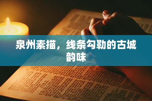 泉州素描，线条勾勒的古城韵味