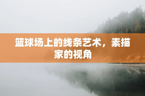 篮球场上的线条艺术，素描家的视角