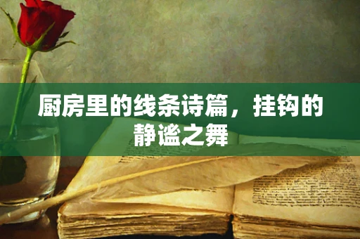厨房里的线条诗篇，挂钩的静谧之舞