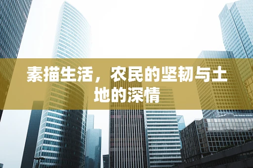 素描生活，农民的坚韧与土地的深情