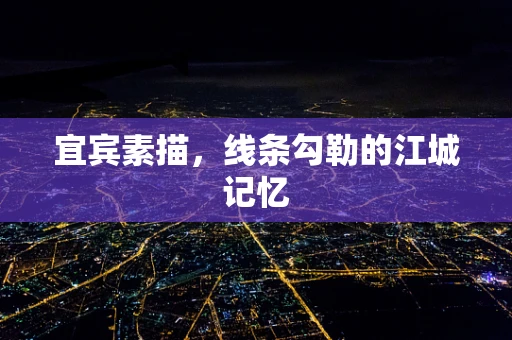 宜宾素描，线条勾勒的江城记忆