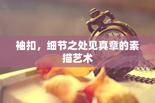 袖扣，细节之处见真章的素描艺术